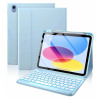 Puzdro s RGB klávesnicou pre Apple iPad 11 2025/10 2022, Bluetooth, puzdro