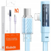 Kábel McDodo USB-C - Apple Lightning 1,8 m modrý