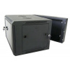 XtendLan 9U/600x550, na zeď, dvoudílný, skleněné dveře WD-9U-65-BLACK