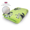 DRYBED Premium Vet Bed Crossbones limetkovozelený 150 x 100 cm