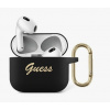 Obal Guess GUA3SSSK AirPods 3 cover black Silicone Vintage Script (GUA3SSSK)
