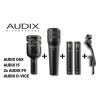 Audix D6X, I5 a 2x F9 akční sada mikrofonů pro bicí nástroje + Prodloužená záruka 5 let zdarma