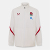 Castore Men's Rose Anthem England Rugby 2025 Long Sleeve Full Zip Jacket White Red XL