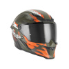 Prilba NOX EXCLUSIVE Goliath CUT´D (khaki matná/oranžová) S
