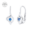 SILVEGO stříbrné náušnice se Swarovski Zirconia