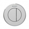 Geberit - Oddialené ovládanie splachovania typ 10, 2-činné, easy to clean, matný chróm 116.055.JQ.1
