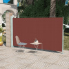 vidaXL zaťahovacia bočná markíza na terasu 160 x 300 cm hnedá