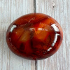Nefertitis Karneol Madagaskar Ovál 12 NF53535 - cca 4,4 x 5,2 cm, 87 g