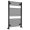 Aqualine Aqualine, DIRECT vykurovacie teleso s bočným pripojením 600x960 mm, čierna matná, ILR96B