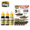 AMMO by MIG Jimenez Sada akrylových farieb Ammo Acrylic Colors - Modern Syrian Camouflage 3x17ml