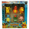 SADA 6X POKÉMONOV FÓRKOV PIKACHU, BULBASAUR, CHARMANDER, SQUIRTLE, PSYDUCK (SET 6 x POKEMON PIKACHU BULBASAUR CHARMANDER SQUIRTLE PSYDUCK FÓRKY)