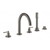 Grohe Atrio - Vaňová batéria, 5-otvorová inštalácia, kefovaný Hard Graphite 19922AL3