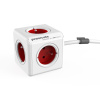 Zásuvka PowerCube EXTENDED s káblom 3m červená