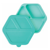 Tiny Twinkle Silicone Plate delený tanier s vekom Mint 1 ks
