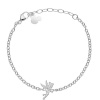 Disney Oceľový náramok s ozdobou Víly Zvonilky Tinker Bell B600656L-55.CS