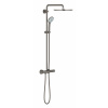 Grohe Euphoria sprchová súprava nástenná s termostatom s dažďovou sprchou grafitová 26075AL0
