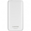 Canyon PB-301, Powerbank, Li-Pol, 30.000 mAh, Vstup 1x USB-C a 1x Micro-USB, výstup: 1x USB-C a 2x USB-A, biela CNE-CPB301W