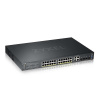 ZyXEL Zyxel GS2220-28HP-EU0101F sieťový prepínač Riadený L2 Gigabit Ethernet (10/100/1000) Podpora napájania cez Ethernet (PoE) Čierna (GS2220-28HP-EU0101F)