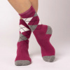 Dámske Heat Holders LITE stredne hrubé ponožky ARGYLE Ružové