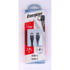 USB kábel, USB-C - USB-C, 1,2m, ENERGIZER, čierna