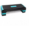 Bedýnka pro step SEDCO 78x30x10-20 cm, černá/modrá