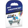MFP 1041989 kreatívny set Polícia nafukovacie auto