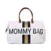 Childhome Taška na kočík Mommy Bag Big Off White / Black Gold