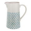 Modro-biely kameninový džbán Bloomingville Patrizia, 2 l