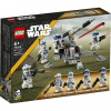 Lego Stavebnica LEGO Star Wars 75345 Bojový balí?ek klonovaných vojakov z 501. légie (119 dielikov)