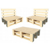 Záhradná lavica, lavička - Záhradný nábytok s paletami (Záhradný nábytok s paletami)