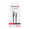 Kábel Swissten USB - Apple Lightning 1,5 m, čierny