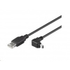 PREMIUMCORD Kabel USB 2.0 A-Mini B (5pin) propojovací, úhlový 1,8m ku2m2a-90