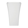 BESCO ASSOS 52 x 41cm umývadlo voľne stojace obdĺžnikové zaoblené, liaty mramor, biele, #UMD-A-WO - biela