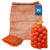 Rashlový vrece s uzáverom na zeleninu zemiaky oranžový 25 kg 50x80 cm