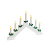 LED adventný svietnik, 7 sviečok – teplé biele svetlo LAMP61