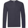 Fruit of the Loom Tričko Original LSL T, dlouhý rukáv, pánské COT161428a3601-deep navy S Navy deep