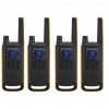 Motorola Talkabout T82 Extreme Quad Pack vysielačka 16 kanály/kanálov Čierna, Oranžová (B8P00811YDEMAQ)