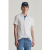POLOKOŠEĽA GANT REG CONTRAST PIQUE SS POLO EGGSHELL