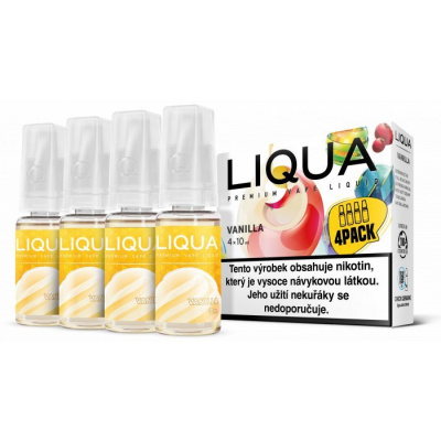 Ritchy Liqua Elements 4 Pack Vanilla 4 x 10 ml 3 mg