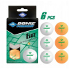 Míčky na stolní tenis DONIC Elite TT-Ball * 6ks - bílé a oranžové