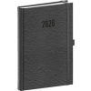 NOTIQUE Denný diár Rivoli 2026, sivý, 15 x 21 cm