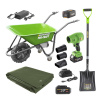 Aku kolečko Procraft PWB150 + aku fukar PB18 + lopata GSS-1150 + plachta GT3x4 | SPWB150/PB18/GSS-1150/GT3x4 - 8549