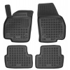 Gumové koberce Škoda Fabia IV. 2021- - 28 mm okraj černá - 200217