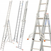 Rebrík - Hliníkový rebrík 3x14 Krause Professional+Trigon (Rebrík - Hliníkový rebrík 3x14 Krause Professional+Trigon)