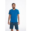Pánske pyžamo Henderson Premium 41294 Ethos - Modrá / 3XL