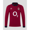 Umbro England Rugby Alternate Classic Long Sleeve Shirt 2024 Womens Red 10 (S)