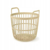 Plastový univerzálny koš s úchytkami IKPIO430 43 cm - béžový