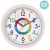 Nástenné hodiny JVD HP612.D14 Ľahko čitateľné pre deti, vhodné na učenie