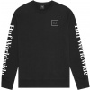 pánska mikina HUF DOMESTIC CREW Black M