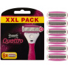 Náplne do strojčekov Wilkinson Sword Quattro for Women Wilkinson 6 ks
